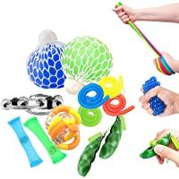 OKSANO Juguetes Sensoriales antiestres 12Pcs- Juguetes Autismo Fidget para niños y Adultos Fiddle Toys for ADHD- Pelota…